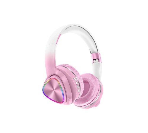 Karler Bass Tune 650 BT RGB Kablosuz Kafaüstü Kulaklık - Pembe Karler Bass Tune 650 BT RGB Kablosuz Kafaüstü Kulaklık - Pembe