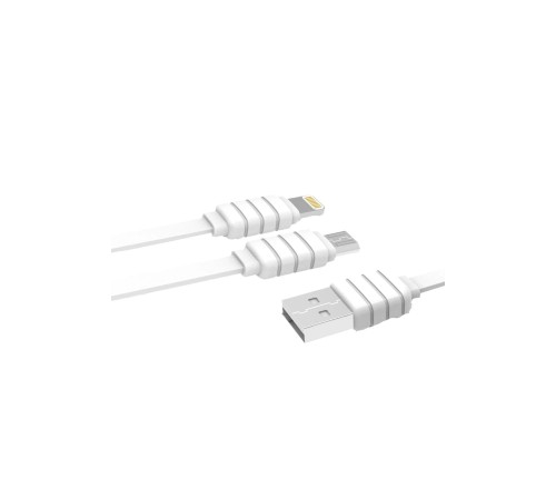 Konfulon S56 2in1 (Lightning-Micro USB) Kablo 1.2M 2.1A Konfulon S56 2in1 (Lightning-Micro USB) Kablo 1.2M 2.1A