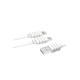 Konfulon S56 2in1 (Lightning-Micro USB) Kablo 1.2M 2.1A