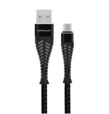 S61 Micro USB Kablo 1.2M 2.1A - Siyah