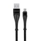 Konfulon S61 Micro USB Kablo 1.2M 2.1A - Siyah