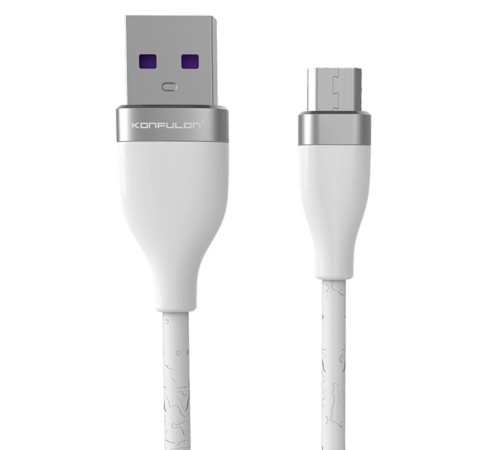 S82 Seramik Uçlu Micro USB Kablo 1M 3.1A - Beyaz S82 Seramik Uçlu Micro USB Kablo 1M 3.1A - Beyaz