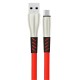 Konfulon S88 Metal Uçlu Micro USB Kablo 1M 2.4A - Kırmızı