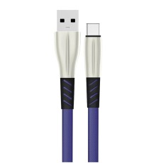 S90 Metal Uçlu Type-C Kablo 1M 2.4A - Mavi
