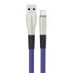 Konfulon S90 Metal Uçlu Type-C Kablo 1M 2.4A - Mavi