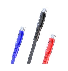 Konfulon DC28 Micro USB Kablo 1M 2.4A - Mavi
