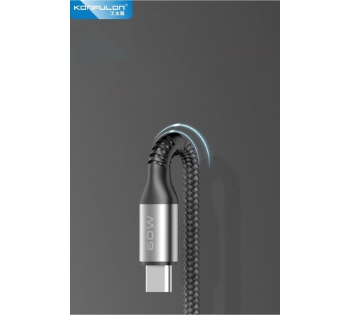 Konfulon DC62 3in1 Type-C to 60W Type-C / 12W Lightning / 15W Micro 1.2M Hızlı Şarj Kablo - Siyah Konfulon DC62 3in1 Type-C to 60W Type-C / 12W Lightning / 15W Micro 1.2M Hızlı Şarj Kablo - Siyah