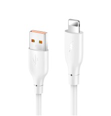 Konfulon DC64 USB to Lightning 1M 3.0A Hızlı Şarj Kablo - Beyaz