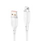 Konfulon DC64 USB to Lightning 1M 3.0A Hızlı Şarj Kablo - Beyaz