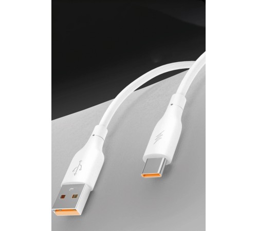 Konfulon DC65 USB to Type-C 1M 3.0A Hızlı Şarj Kablo - Beyaz Konfulon DC65 USB to Type-C 1M 3.0A Hızlı Şarj Kablo - Beyaz