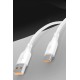 Konfulon DC65 USB to Type-C 1M 3.0A Hızlı Şarj Kablo - Beyaz