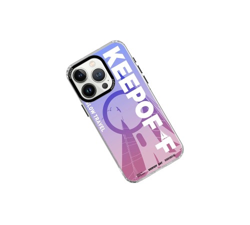 Keep Off iPhone 15 Pro Summer Travel Magsafe Kapak - Quiet Wandering Keep Off iPhone 15 Pro Summer Travel Magsafe Kapak - Quiet Wandering