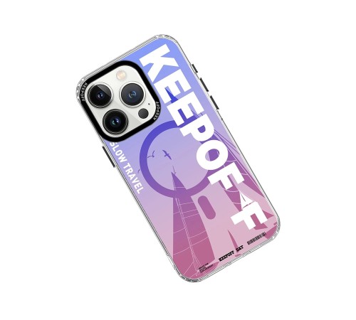 Keep Off iPhone 15 Pro Max Summer Travel Magsafe Kapak - Quiet Wandering Keep Off iPhone 15 Pro Max Summer Travel Magsafe Kapak - Quiet Wandering
