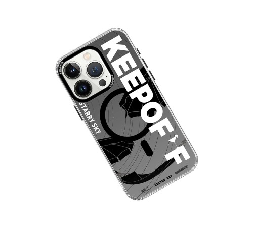 Keep Off iPhone 15 Pro Summer Travel Magsafe Kapak - Starry Night Keep Off iPhone 15 Pro Summer Travel Magsafe Kapak - Starry Night