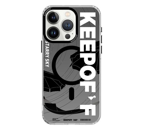 Keep Off iPhone 15 Pro Max Summer Travel Magsafe Kapak - Starry Night Keep Off iPhone 15 Pro Max Summer Travel Magsafe Kapak - Starry Night