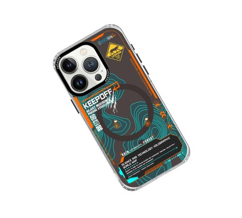 iPhone 15 Pro Max Map Magsafe Kapak - Jungle iPhone 15 Pro Max Map Magsafe Kapak - Jungle
