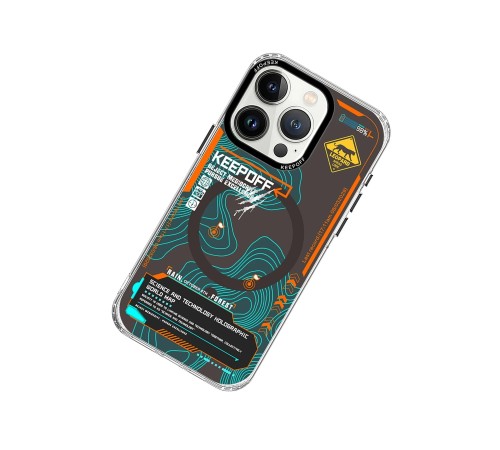 iPhone 15 Pro Max Map Magsafe Kapak - Jungle iPhone 15 Pro Max Map Magsafe Kapak - Jungle