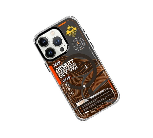 iPhone 15 Pro Max Map Magsafe Kapak - Desert iPhone 15 Pro Max Map Magsafe Kapak - Desert