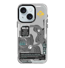 Keep Off iPhone 15 Map Magsafe Kapak - Snowfield
