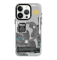 Keep Off iPhone 15 Pro Max Map Magsafe Kapak - Snowfield