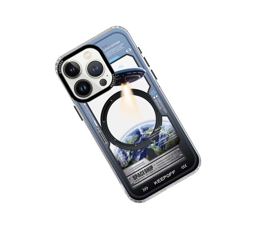 Keep Off iPhone 15 Pro Max Aerospace Magsafe Kapak - Aircraft Keep Off iPhone 15 Pro Max Aerospace Magsafe Kapak - Aircraft