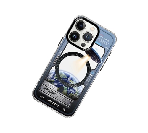Keep Off iPhone 15 Pro Max Aerospace Magsafe Kapak - Aircraft Keep Off iPhone 15 Pro Max Aerospace Magsafe Kapak - Aircraft