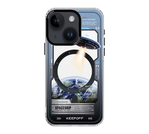 Keep Off iPhone 15 Aerospace Magsafe Kapak - Aircraft Keep Off iPhone 15 Aerospace Magsafe Kapak - Aircraft