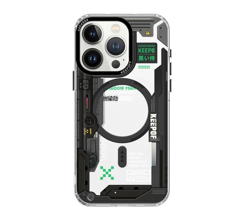 iPhone 15 Pro Max Future Armor Magsafe Kapak - Black Samurai iPhone 15 Pro Max Future Armor Magsafe Kapak - Black Samurai