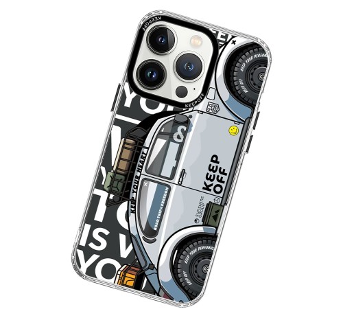 iPhone 15 Pro Max Cross Country Travel Magsafe Kapak - Highway iPhone 15 Pro Max Cross Country Travel Magsafe Kapak - Highway