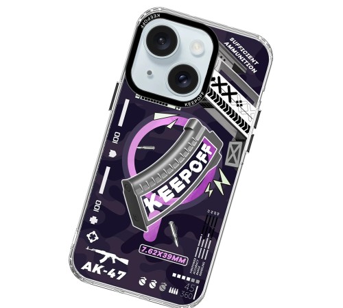 Keep Off iPhone 15 Battlefield Magsafe Kapak - Prepare Ammuniton Keep Off iPhone 15 Battlefield Magsafe Kapak - Prepare Ammuniton