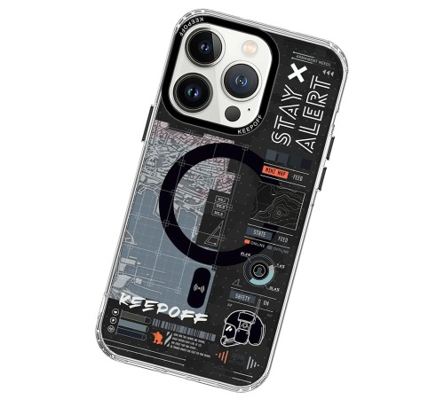 Keep Off iPhone 15 Pro Battlefield Magsafe Kapak - Strategy Keep Off iPhone 15 Pro Battlefield Magsafe Kapak - Strategy