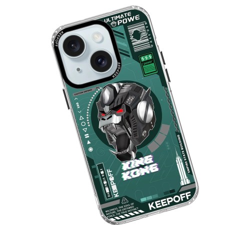 Keep Off iPhone 15 DNA Magsafe Kapak - King Kong Keep Off iPhone 15 DNA Magsafe Kapak - King Kong