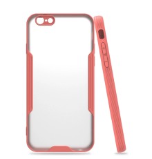 iPhone 6 Kılıf Platin Silikon - Pembe