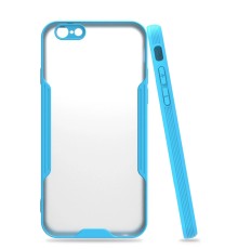 iPhone 6 Kılıf Platin Silikon - Mavi