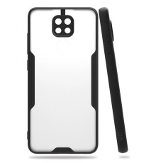 Xiaomi Redmi Note 9 Kılıf Platin Silikon - Siyah