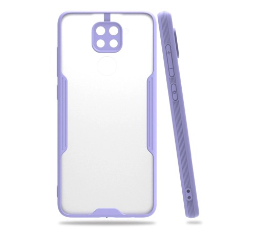 Xiaomi Redmi Note 9 Kılıf Platin Silikon - Lila Xiaomi Redmi Note 9 Kılıf Platin Silikon - Lila
