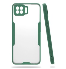 Oppo A73 Kılıf Platin Silikon - Yeşil