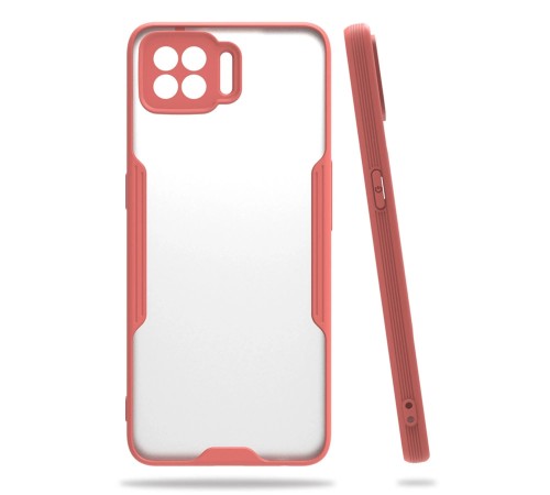 Oppo A73 Kılıf Platin Silikon - Pembe Oppo A73 Kılıf Platin Silikon - Pembe