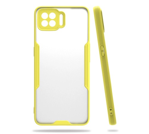 Oppo A73 Kılıf Platin Silikon - Sarı Oppo A73 Kılıf Platin Silikon - Sarı