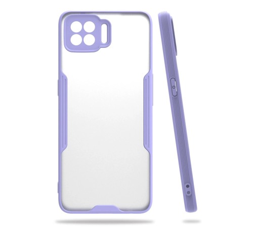 Oppo A73 Kılıf Platin Silikon - Lila Oppo A73 Kılıf Platin Silikon - Lila