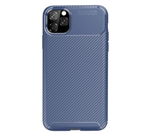 iPhone 11 Pro Kılıf Auto Focus Karbon Kapak - Lacivert iPhone 11 Pro Kılıf Auto Focus Karbon Kapak - Lacivert