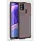 Samsung Galaxy M31 Kılıf Auto Focus Karbon Kapak - Kahverengi