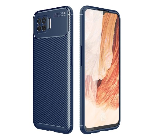 Oppo A73 Kılıf Auto Focus Karbon Kapak - Lacivert Oppo A73 Kılıf Auto Focus Karbon Kapak - Lacivert