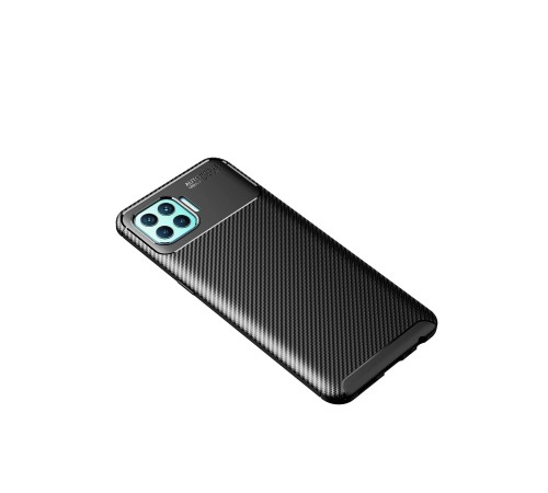 Oppo Reno 4 Lite Kılıf Auto Focus Karbon Kapak - Siyah Oppo Reno 4 Lite Kılıf Auto Focus Karbon Kapak - Siyah