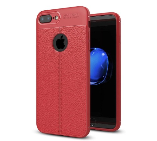 iPhone 7 Plus Kılıf Auto Focus Kapak - Kırmızı iPhone 7 Plus Kılıf Auto Focus Kapak - Kırmızı