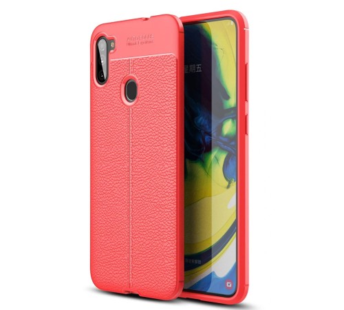 Samsung Galaxy A11 Kılıf Auto Focus Kapak - Kırmızı Samsung Galaxy A11 Kılıf Auto Focus Kapak - Kırmızı