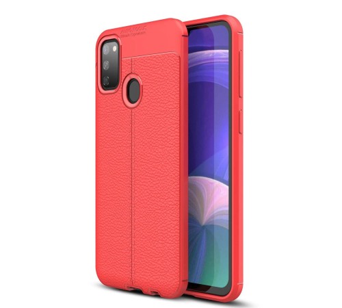 Samsung Galaxy M30S Kılıf Auto Focus Kapak - Kırmızı Samsung Galaxy M30S Kılıf Auto Focus Kapak - Kırmızı
