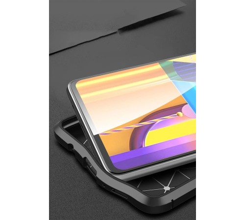 Samsung Galaxy M51 Kılıf Auto Focus Kapak - Kırmızı