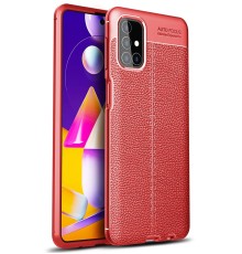 Samsung Galaxy M31S Kılıf Auto Focus Kapak - Kırmızı