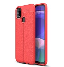 Samsung Galaxy M31 Kılıf Auto Focus Kapak - Kırmızı